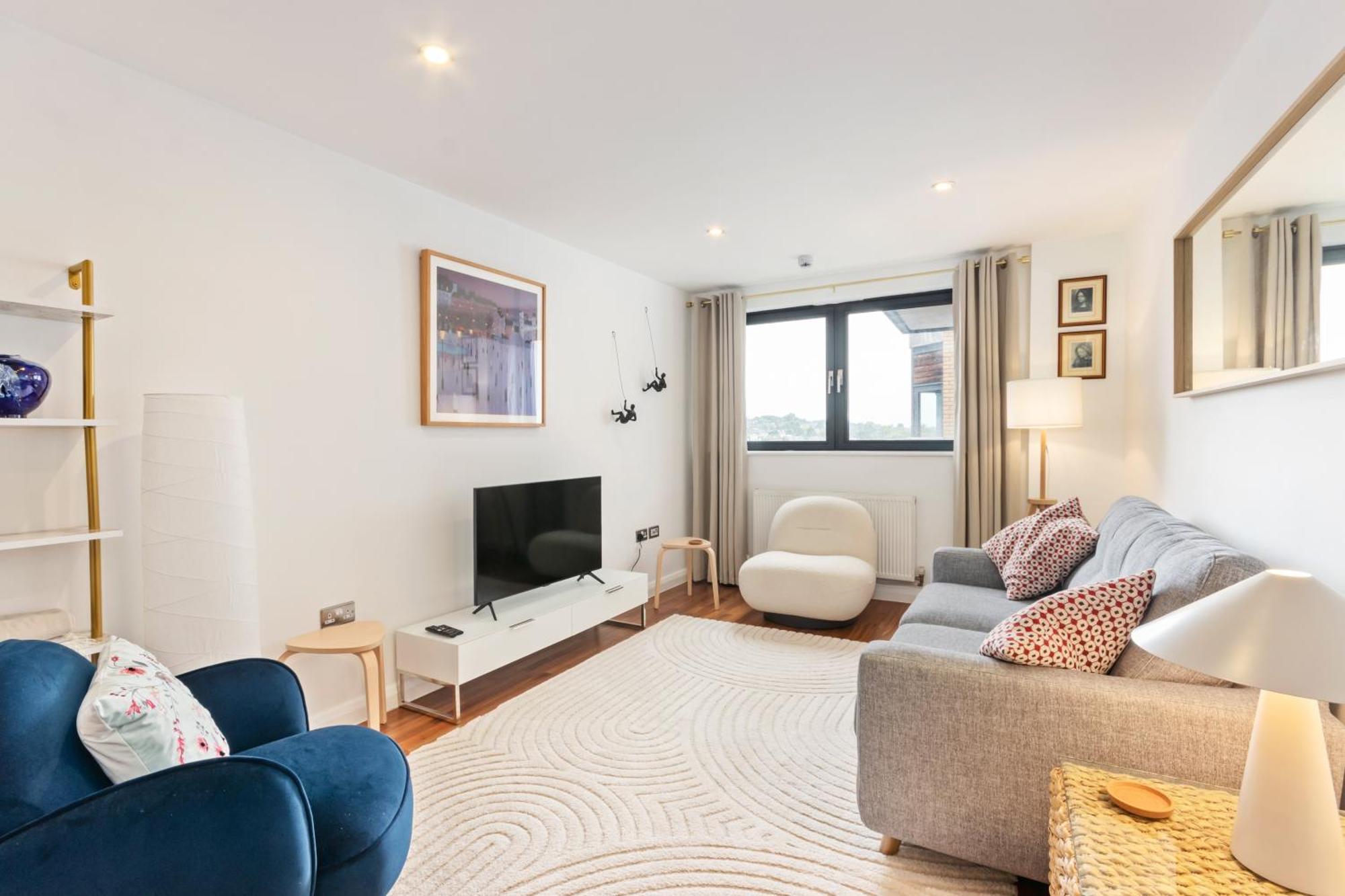 Modern 1 Bed Wimbledon Pad Appartamento *